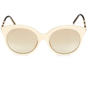 Gucci 55 mm round sunglasses